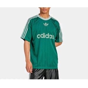 MEN'S ADIDAS ORIGINALS TREFOIL POLY Soccer TSHIRT SIZE XL. Collegiate Green.